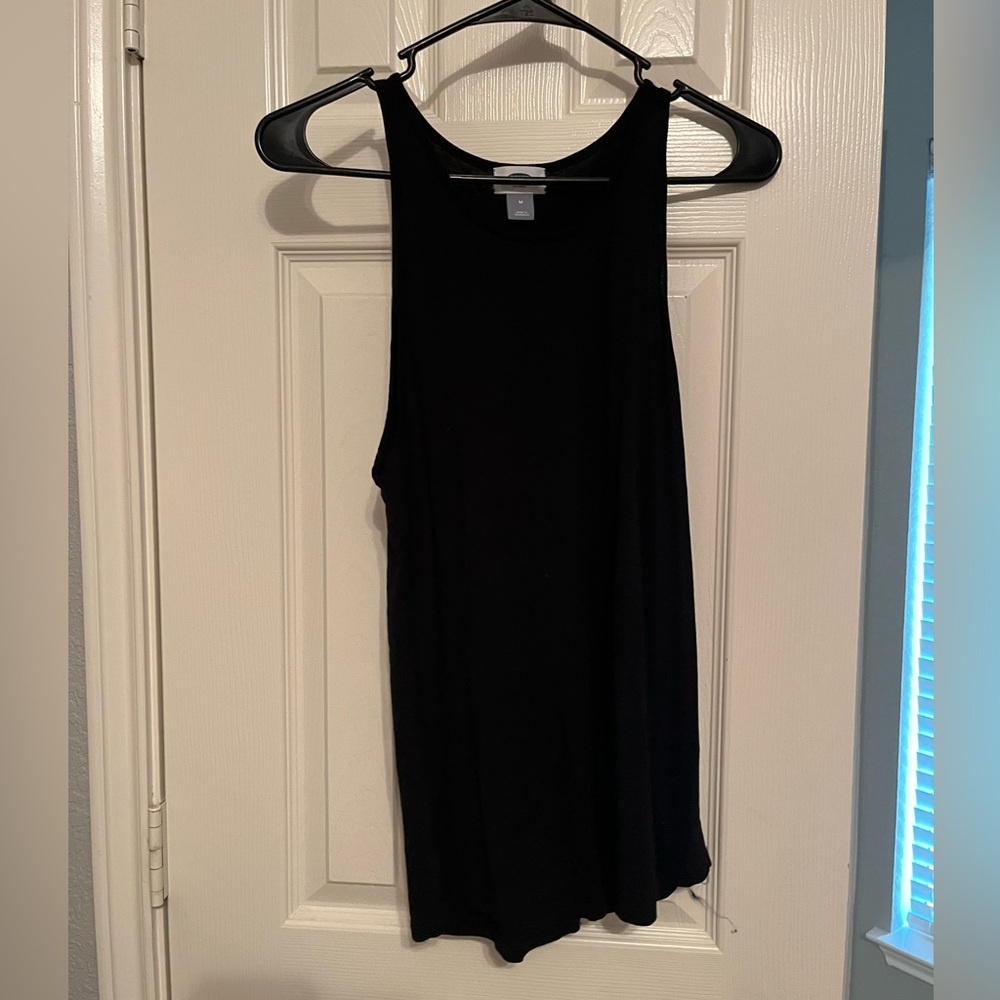 Black tank top, old navy, size medium